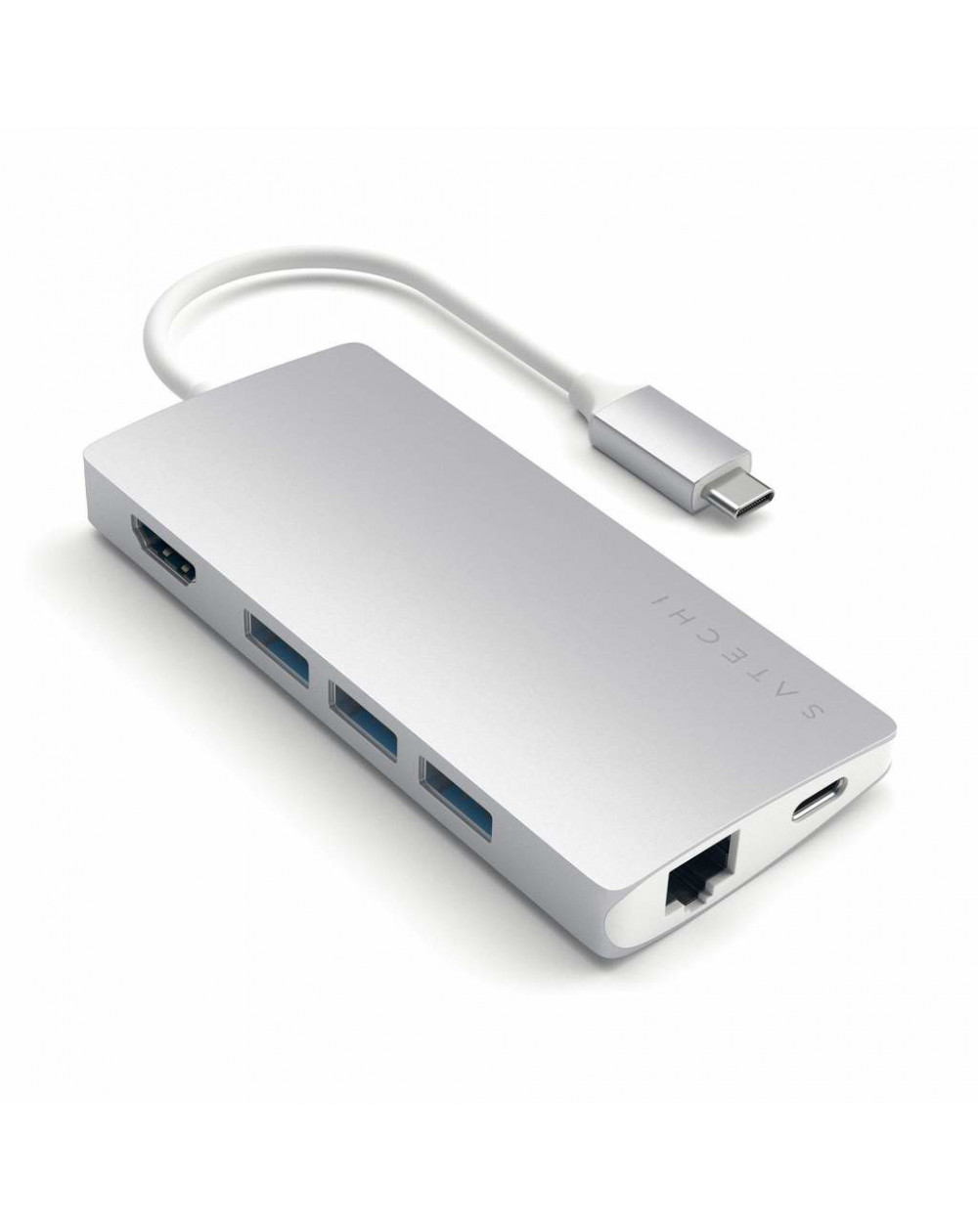 USB-C MULTI-PORT ADAPTER 4K ETHERNET V2 SILVER - C&C Shop