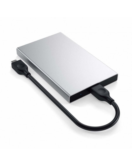 CASE PER HDD / SSD ESTERNI CON CAVO USB-C SILVER - C&C Shop