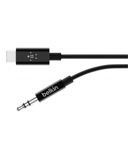 CAVO AUX DA USB-C A AUDIO JACK 3.5MM - 1,8 METRI - NERO