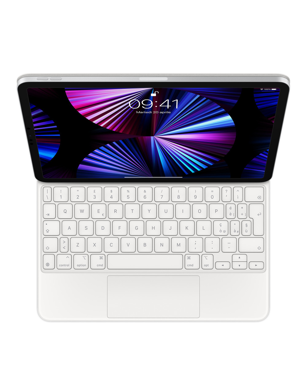 Magic Keyboard per iPad Pro 11" (3° e 4° generazione) e iPad Air (4°  generazione) - Italiano - Bianco - C&C Shop
