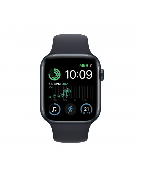 Apple Watch SE GPS + Cellular 44mm Mezzanotte Cassa in alluminio con  Mezzanotte Sport Band - C&C Shop
