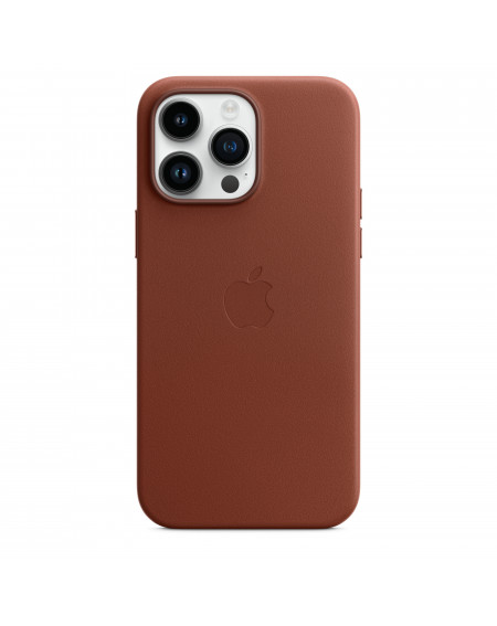 iPhone 14 Pro Max Custodia MagSafe in pelle - Terra d'ombra - C&C Shop