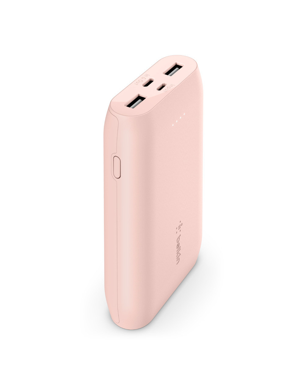 POWERBANK 10K 15W USB-C IN/OUT + MICRO USB IN - ROSA - C&C Shop