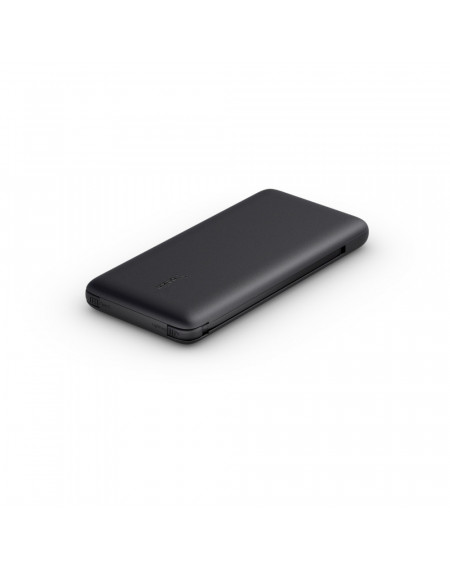 POWERBANK 10K 23W PD USB-C IN OUT E LIGHTNING OUT CAVI INCLUSI - NERO