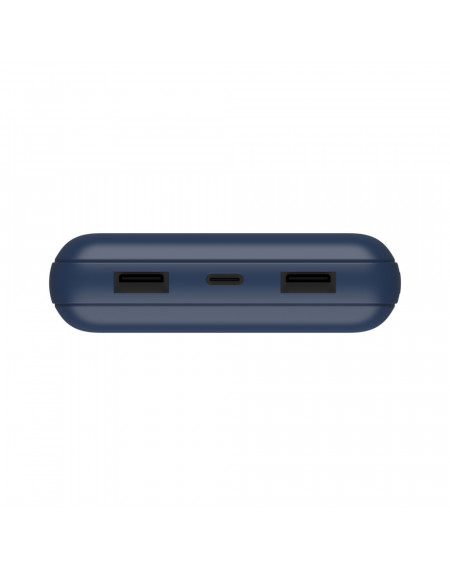 POWERBANK 15W 20K CON CAVO USB-A USB-C - BLU