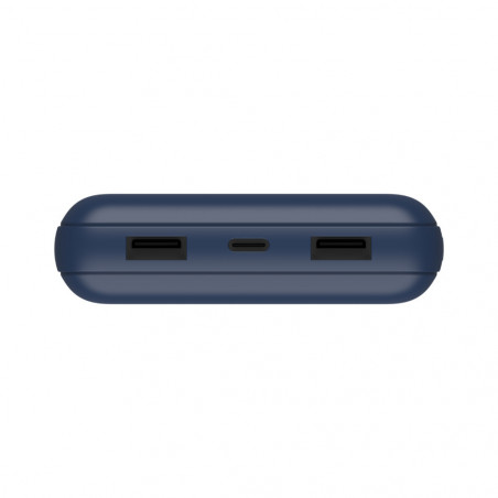 POWERBANK 15W 20K CON CAVO USB-A USB-C - BLU