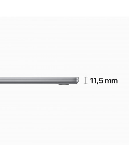 MacBook Air 15'' Apple M2 8-core CPU e 10-core GPU, HD 256GB - Grigio Siderale
