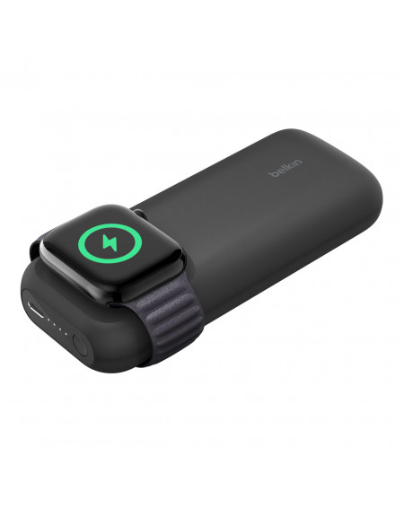 POWERBANK 10K CON APPLE WATCH FAST CHARGER - NERO