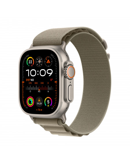 Apple Watch Ultra 2 GPS + Cellular, 49mm Titanium case with indigo alpine  loop - medium - C&C Shop