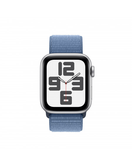 Apple Watch SE GPS 40mm Silver Cassa in alluminio silver - Blu inverno  sport loop - C&C Shop