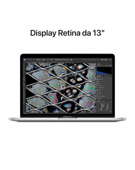 MacBook Pro 13" Apple M2 8-core CPU e 10-core GPU, SSD 256GB SSD - Argento  - Rigenerato - C&C Shop
