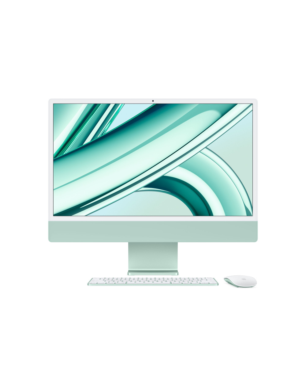 iMac 24" con Retina 4.5K display: Apple M3 chip con 8-core CPU e 10-core  GPU, RAM 8GB, 512GB SSD - Verde - C&C Shop