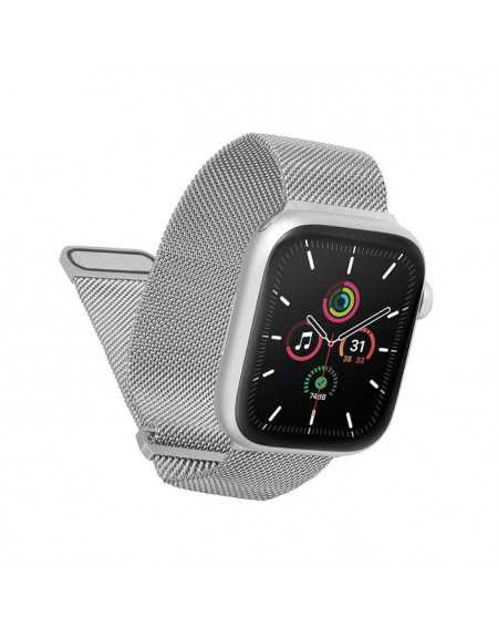 Cinturino in maglia milanese con chiusura magnetica per Apple Watch 42-49  mm (Serie Ultra 2/Ultra/9/8/SE 2022/7/6/SE 2020/5/4/3/2/1) - C&C - C&C Shop