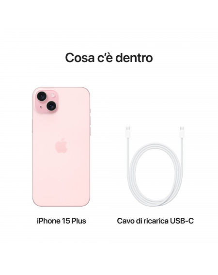 iPhone 15 Plus 256GB Rosa - Ricondizionato di grado A Plus