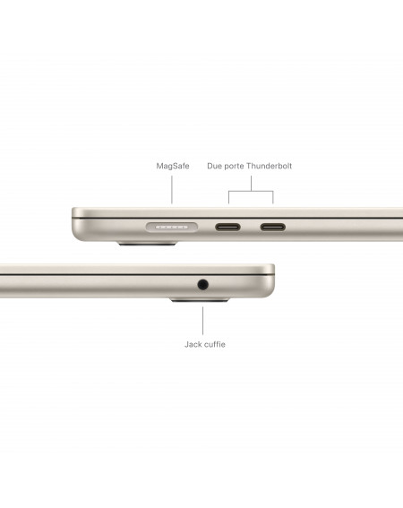 MacBook Air 15'' Apple M3 8-core CPU e 10-core GPU, RAM 8GB, SSD 256GB - Galassia
