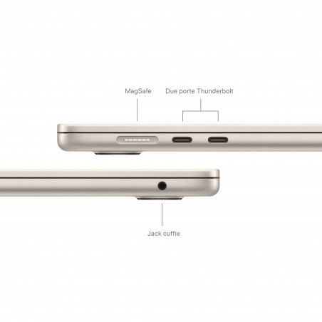 MacBook Air 15'' Apple M3 8-core CPU e 10-core GPU, RAM 8GB, SSD 512GB - Galassia
