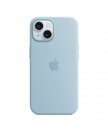 iPhone 15 Custodia MagSafe in silicone - Blù chiaro