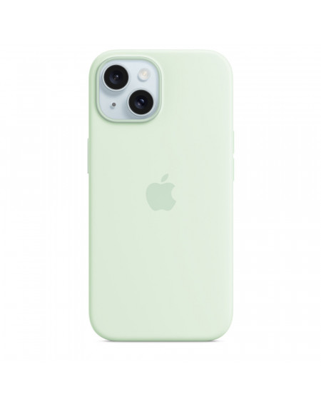 iPhone 15 Custodia MagSafe in silicone - Menta fredda