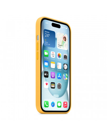 iPhone 15 Custodia MagSafe in silicone - Sole