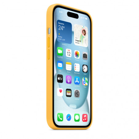 iPhone 15 Custodia MagSafe in silicone - Sole