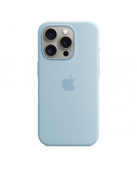 iPhone 15 Pro Custodia MagSafe in silicone - Blù chiaro