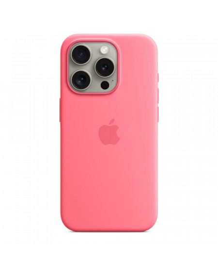 iPhone 15 Pro Custodia MagSafe in silicone - Rosa