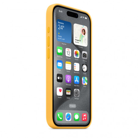iPhone 15 Pro Custodia MagSafe in silicone - Sole