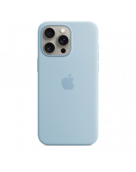 iPhone 15 Pro Max Custodia MagSafe in silicone - Blù chiaro