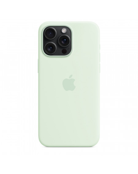 iPhone 15 Pro Max Custodia MagSafe in silicone - Menta fredda