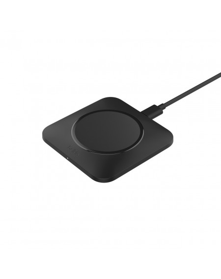 Tappetino per ricarica wireless 15W PSU QI easy alignament con cavo USB-C. Colore nero